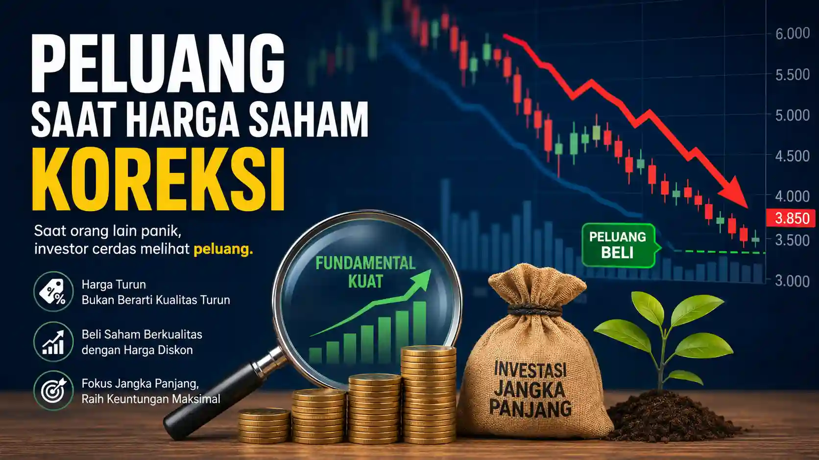 Peluang Saat Harga Saham Koreksi: Kesempatan Emas atau Jebakan?